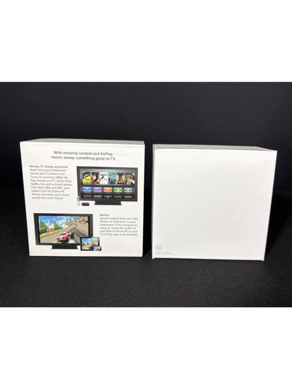 Apple TV Digital Media Player 1080p HDMI AirPlay WIFI Streaming EMPTY BOX ONLY